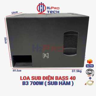 Loa Sub 40 B3 700W - Tặng Dây AV, Loa Sub Hầm Điện Bass 40 Chuyên Karaoke Gia Đình - H2Pro Tech