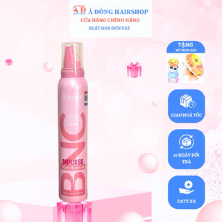  MOUSSE BỌT TẠO KIỂU TÓC UỐN XOĂN KARSEELL BNC SHINE STYLE BUBBLE (HỒNG) 200ML