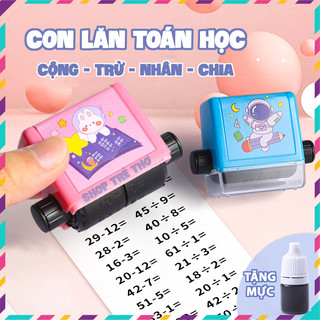  Con Lăn Toán Học Máy In Thông Minh Tạo Phép Tính Cộng, Trừ, Nhân, Chia Cho Bé Học Toán