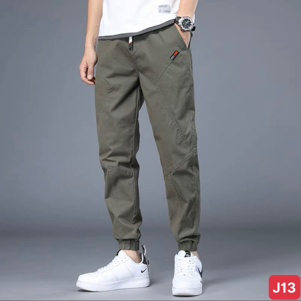 Quần Jogger Nam Kaki Co Dãn Quần Kaki Nam ống bo chun Kiểu Dáng Hàn trẻ trung Mã JK28