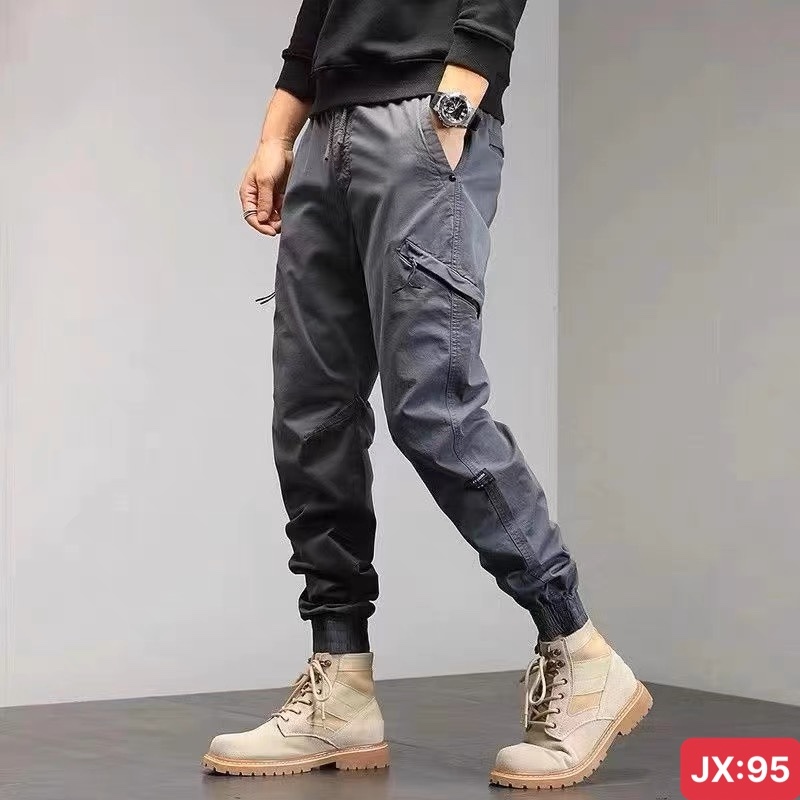 Quần Jogger Nam Kaki Co Dãn Quần Kaki Nam ống bo chun Kiểu Dáng Hàn trẻ trung Mã JK28