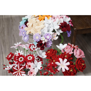 cành hoa kẽm nhung handmade