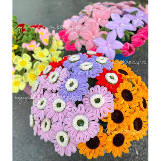 cành hoa kẽm nhung handmade