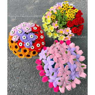 cành hoa kẽm nhung handmade