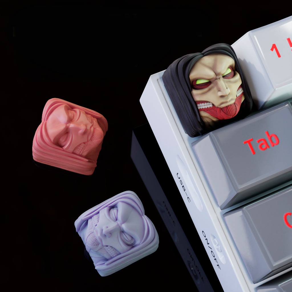 Attack on titan nút bàn phím cơ - titan keycap - eren keycap