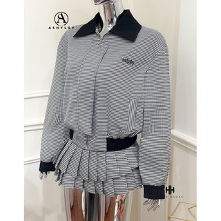 Set khoác kaki chân váy 𝐀𝐒𝐇𝐘𝐋𝐄𝐘