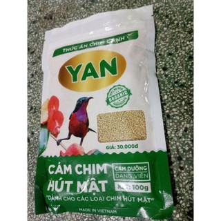 Cám YAN dưỡng thức ăn chim hút mật và ốc mít Yan dưỡng gói 100gr