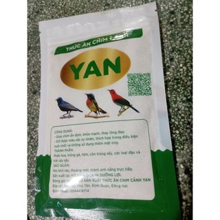 Cám YAN dưỡng thức ăn chim hút mật và ốc mít Yan dưỡng gói 100gr