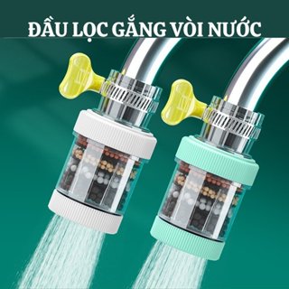 Đầu lọc nước trực tiếp tại vòi 6 tầng lọc cặn bẩn vi khuẩn Dotina DL01