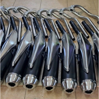 Pô Tăng Satria Móc Ấm + Cổ Inox (Cổ Rời Có thể Chế xe khác)