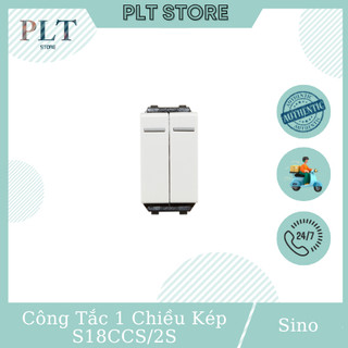  Hạt Công Tắc 1 Chiều Kép Size S Sino S18CCS 2S Dùng Cho Dòng S98CC S18CC 