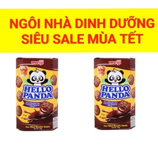 Bánh Gấu Hello Panda Vị Double Socola 43g