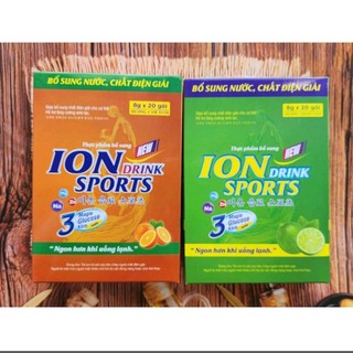 gói bù nước điện giải ION DRINK SPORTS hộp 20 gói
