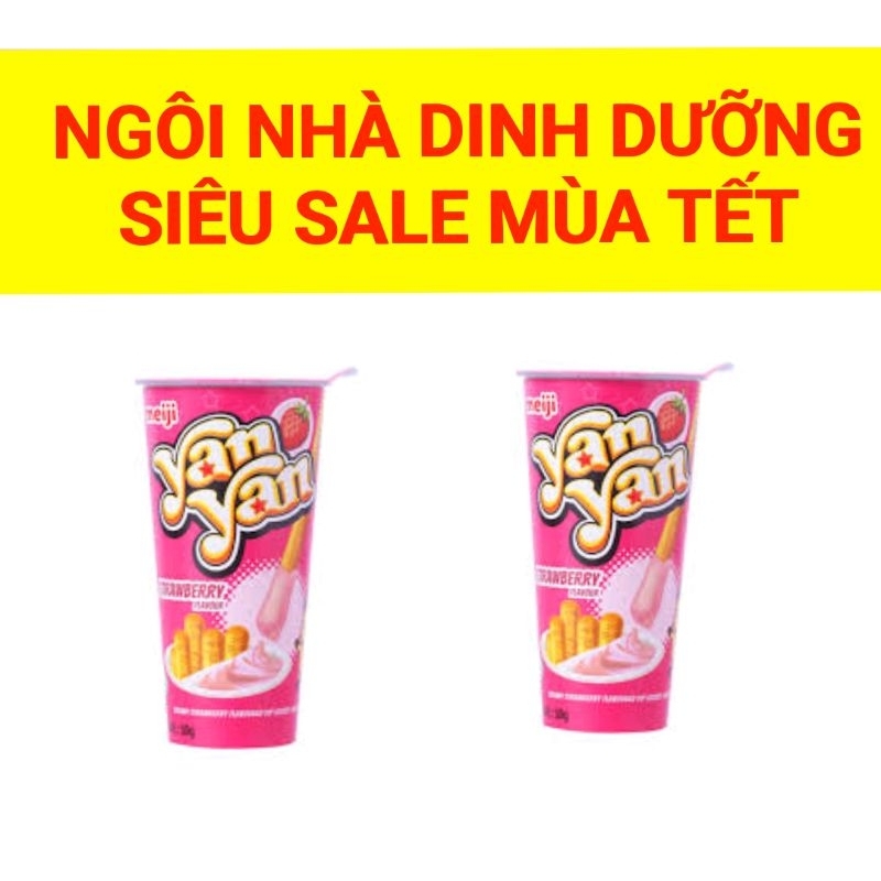 Bánh Que Chấm Yan Yan Vị Dâu 50g