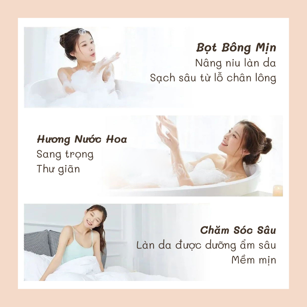 Sữa tắm Ramzer hương nước hoa chứa amio acid làm trắng da và cấp âm cho da 1l