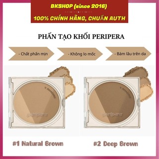 Phấn tạo khối 3 màu peripera ink v-shading hiệu ứng tự nhiên chất phấn cực mịn