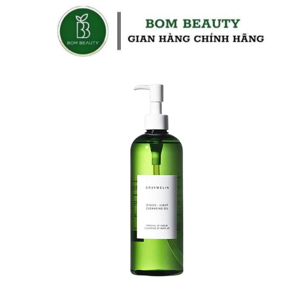 Dầu tẩy trang trà xanh GRAYMELIN GREEN LIGHT CLEANSING OIL 400ml - cho da nhạy cảm