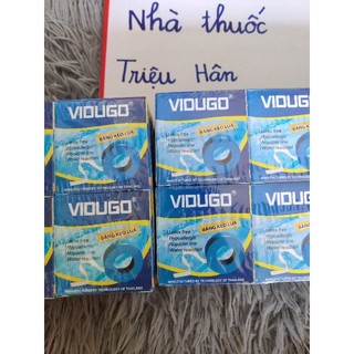 Băng keo lụa vidugo dính chắc hỗ trợ cố định băng bạc