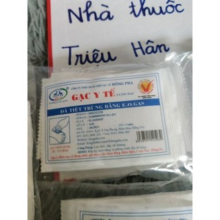 Gạc y tế tiệt trùng Đông pha bịch 10 miếng