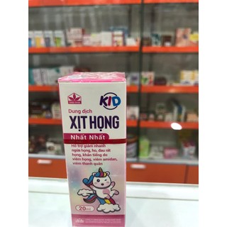 [Chính hãng]  Dung dịch Xịt Họng Nhất Nhất Người Lớn Và Em Bé (20ml)