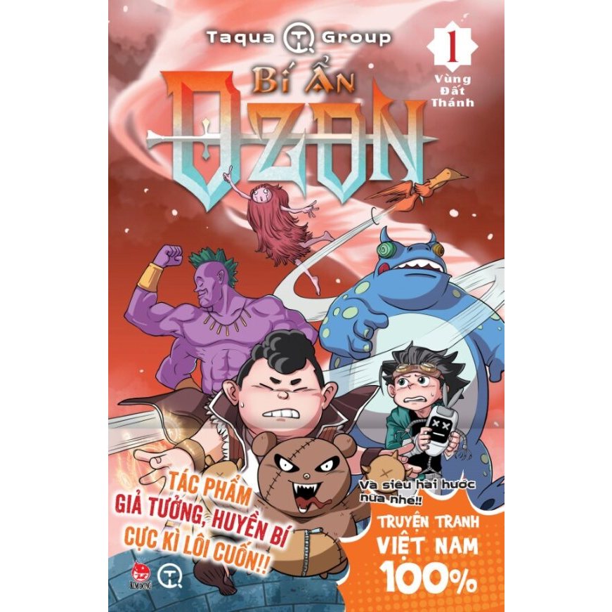 Truyện tranh Bí Ẩn Ozon Tập 1: Vùng Đất Thánh Tặng kèm Obi và 01 bảng sticker