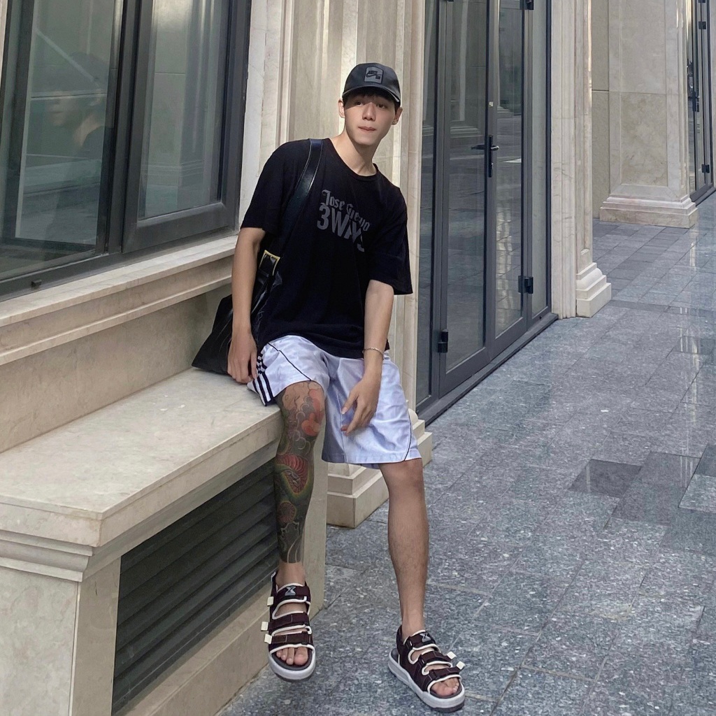 Giày Sandal nam nữ ZX 3121 Meta 3 quai ngang đế bằng Streetwear