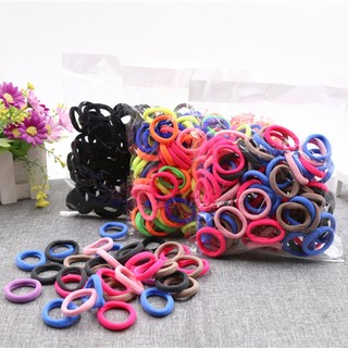 Set 5/10/20/50/ thun cột tóc trẻ em đường kính 4cm bản dầy 0.5cm