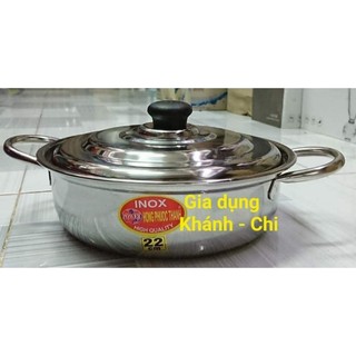 Nồi lẩu inox dày xịn 22cm - 24cm