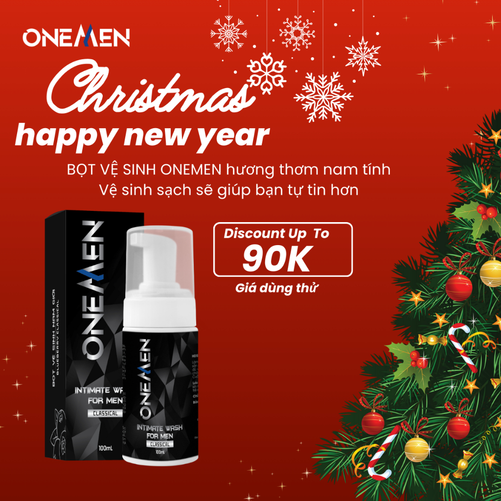 Bọt Vệ Sinh Nam Giới OneMen Dung Dịch Vệ Sinh Nam Tạo Bọt (100ml) Hương Nước Hoa Unisex