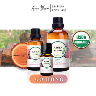  Tinh Dầu Gỗ Hồng Thơm Phòng Thư Giãn Nguyên Chất 100% Aura Bloom | Khử Mùi Kháng Khuẩn Có Kiểm Định
