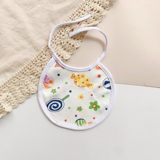 Yếm cotton tròn buộc dây cao cấp