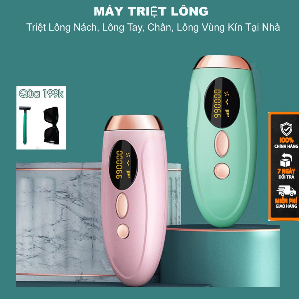 Máy triệt lông cầm tay tại nhà IPL hàng chính hãng BoersgvtPOLO không đau rát