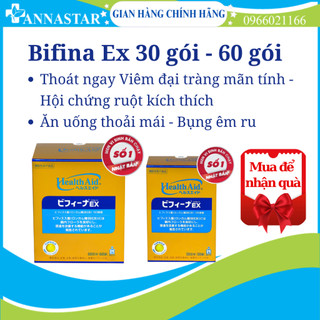 Men vi sinh Bifina Nhật Bản - Bifina Ex cho cho trẻ em,người lớn, bà bầu,táo bón,tiêu chảy,đầy hơi - Ecostar