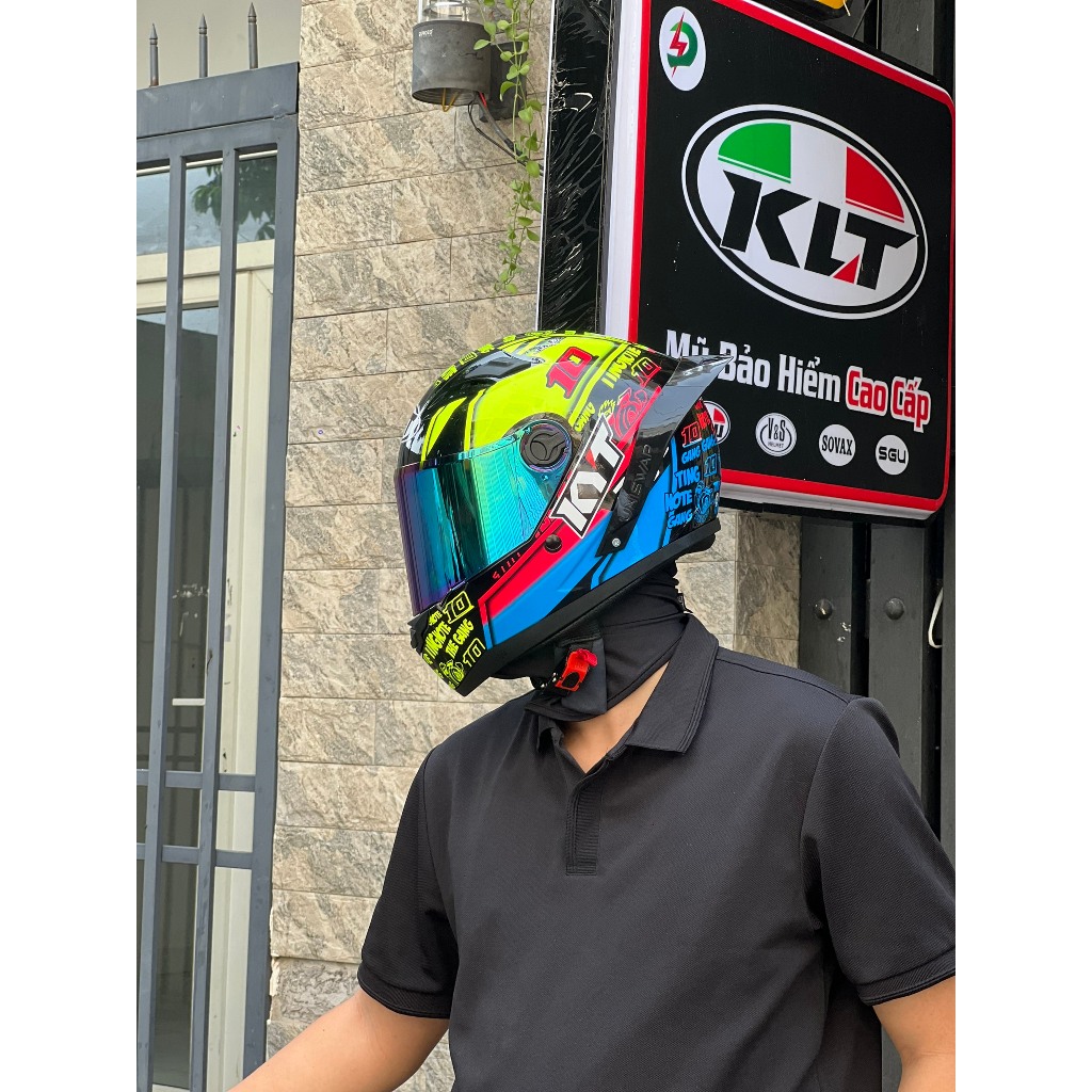 MŨ BẢO HIỂM FULLFACE AGU ĐỦ TEM CHÍNH HÃNG 2024
