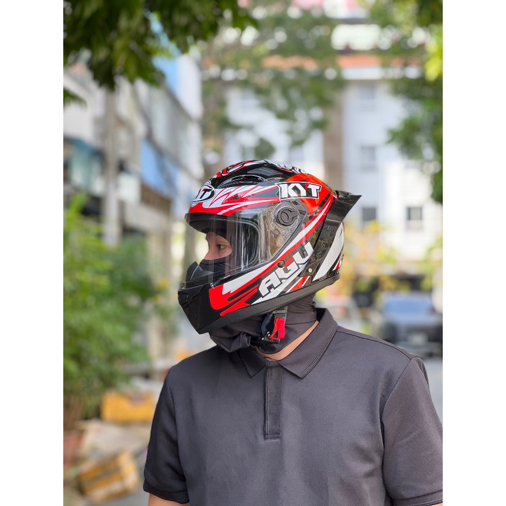 MŨ BẢO HIỂM FULLFACE AGU ĐỦ TEM CHÍNH HÃNG 2024