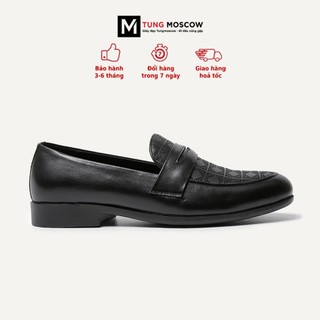 Giày tây nam, giày lười nam bản đặc biệt Tùng Moscow thiết kế trang trọng da bò cao cấp - SP004406