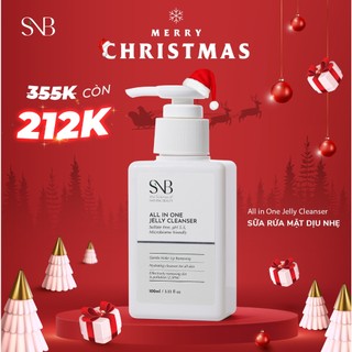 Sữa Rửa Mặt Dịu Nhẹ SNB Phù Hợp Cho Cả Da Nhạy Cảm Nhất  ALL IN ONE JELLY CLEANSER 100ml