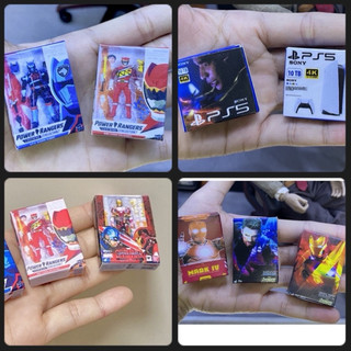 Mô hình hộp iron man, siêu nhân