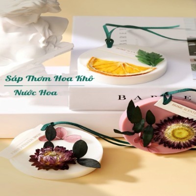Sáp thơm hoa khô sáp thơm nước hoa khô decor bàn làm việc phòng ngủ tủ quần áo phòng tắm phòng vệ sinh