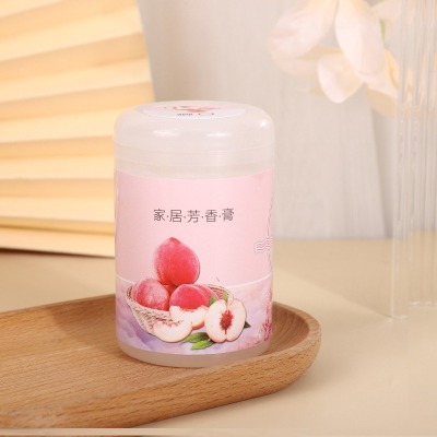 Sáp Thơm Ô Tô Hương Hoa Quả Loại Có Thể Nâng Nắp Hộp Tròn: Thơm Phòng Khách, Phòng Ngủ