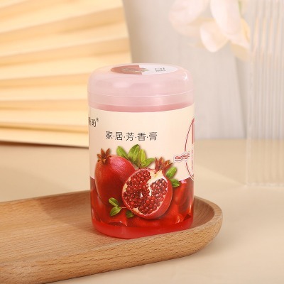 Sáp Thơm Ô Tô Hương Hoa Quả Loại Có Thể Nâng Nắp Hộp Tròn: Thơm Phòng Khách, Phòng Ngủ