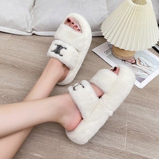 Dép nữ quai ngang SMQ, dép lông 2 quai ngang xinh mềm êm Đức Phúc