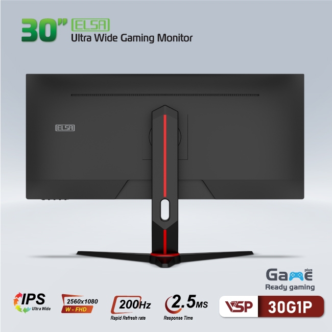 Màn Hình Ultrawide Gaming ELSA 30G1P - 2K - 200hz