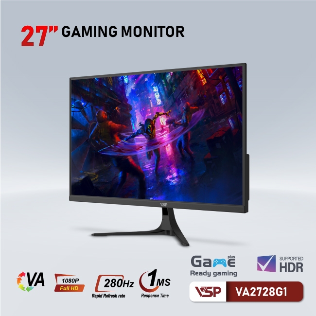 Màn Hình VSP 27inch VA2728G1 - 280Hz - Full HD