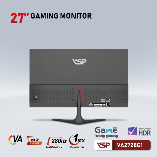 Màn Hình VSP 27inch VA2728G1 - 280Hz - Full HD