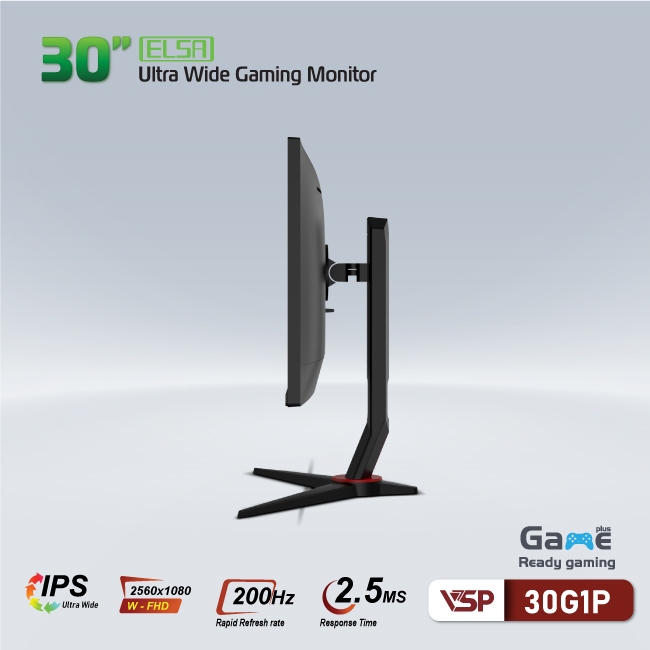 Màn Hình Ultrawide Gaming ELSA 30G1P - 2K - 200hz