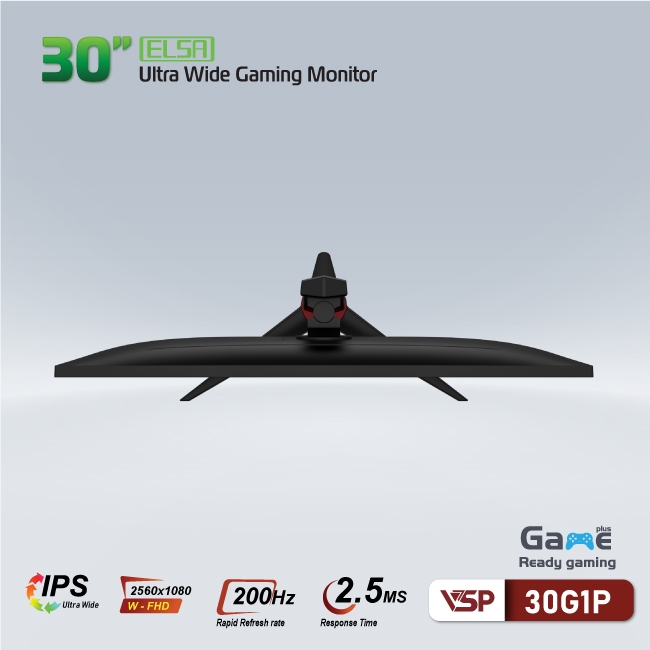 Màn Hình Ultrawide Gaming ELSA 30G1P - 2K - 200hz
