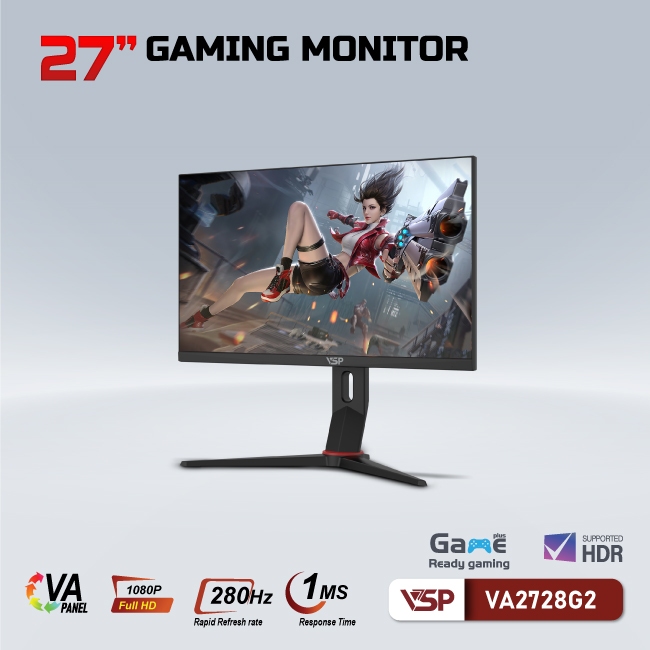 Màn Hình VSP 27inch VA2728G2 - 280hz - Full HD