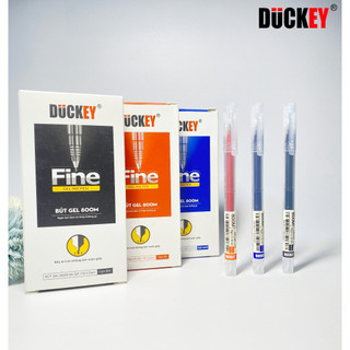 Bút nước gel mực liền thân văn phòng Duckey nhiều mực GP 118 - 800 ngòi kim 0.5mm mới nét viết đều, rõ nét