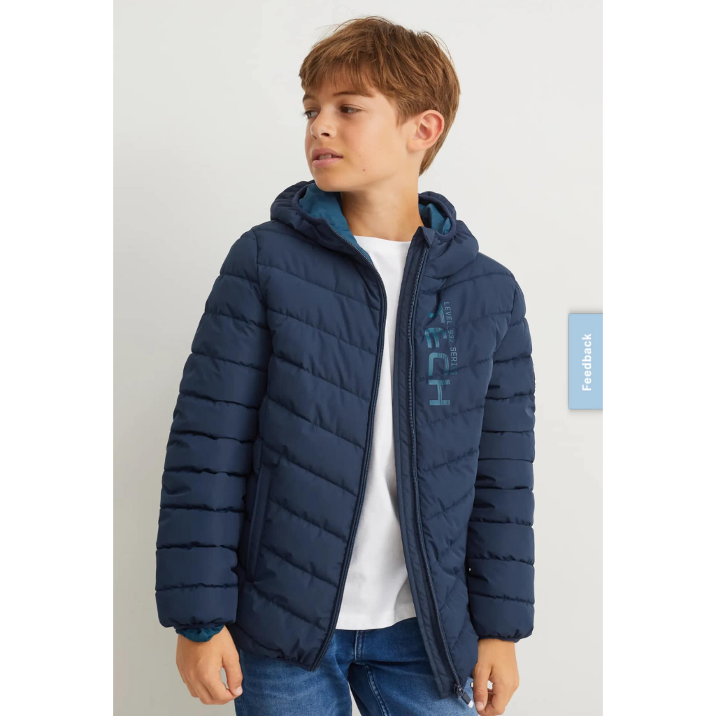 Áo phao siêu nhẹ than FUTR CA bé trai